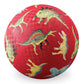 7 inch Playground Ball - Dinosaurs Red
