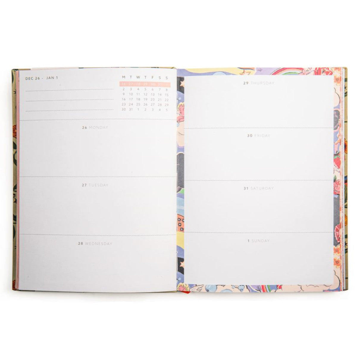 London Wisteria  Weekly 2024 A5  Diary