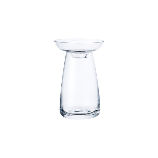 Clear Aqua Culture Vase Small