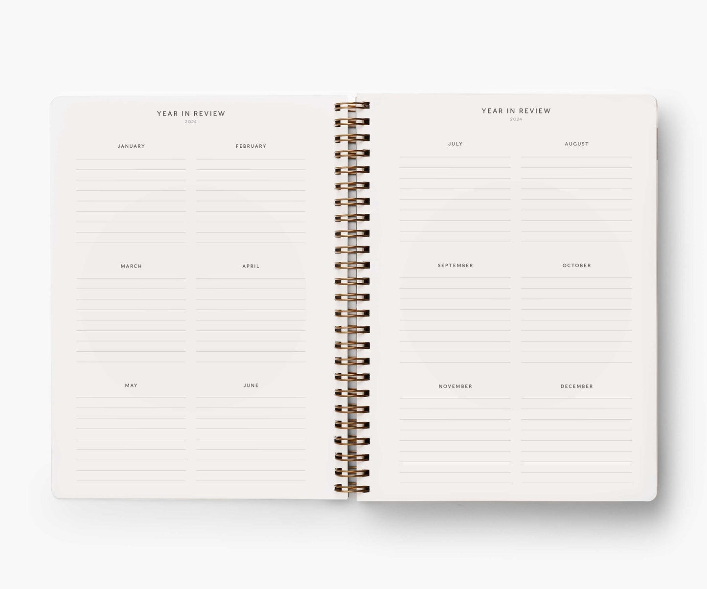 Rifle Paper Co - 2024 12-Month Softcover Spiral Planner - Flores