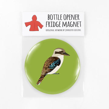 Kookaburra Bottle Opener Magnet