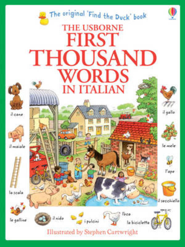 First Thousand Words in Italian by Heather Amery - 9781409566144
