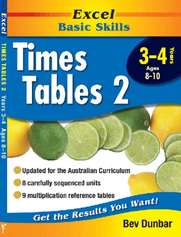 Excel Times Table 2 by Bev Dunbar - 9781740200301