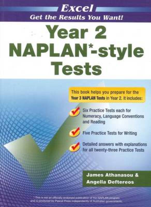 Excel Year 2 NAPLAN*-style Tests by Pascal Press - 9781741254099