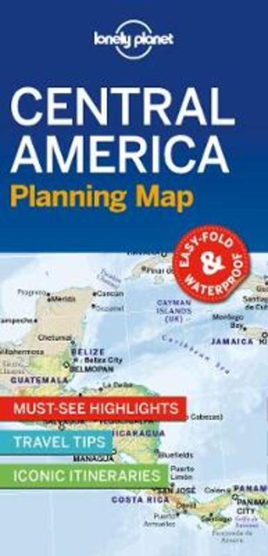 Lonely Planet Central America Planning Map by Lonely Planet - 9781788685924