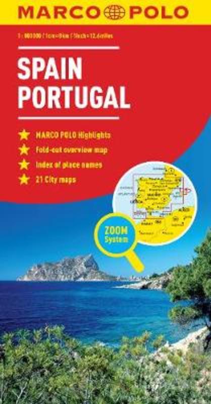 Spain & Portugal Map by Marco Polo - 9783829767262