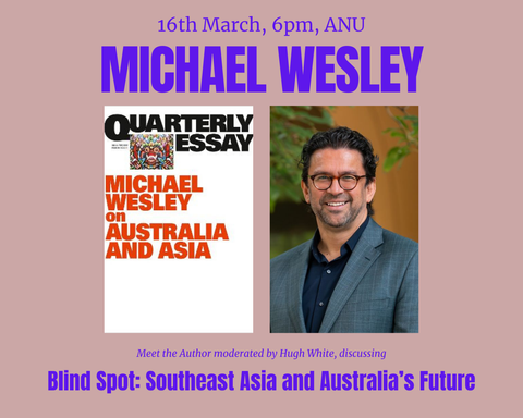Meet the author - Michael Wesley