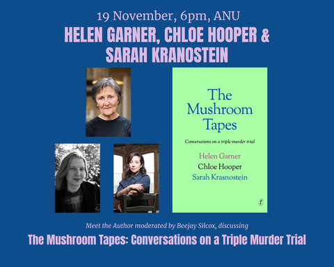 Meet the author - Helen Garner, Chloe Hooper and Sarah Krasnostein