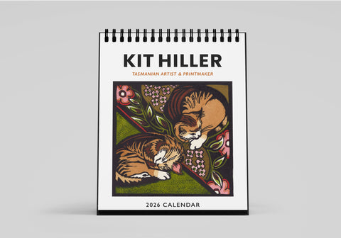 Kit Hiller 2026 Desk Calendar