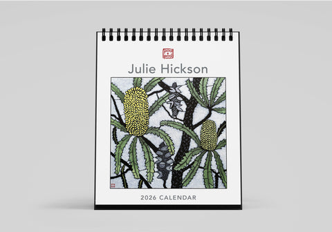 Julie Hickson Pod + Pod 2026 Desk Calendar