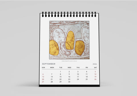 Julie Hickson Pod + Pod 2026 Desk Calendar