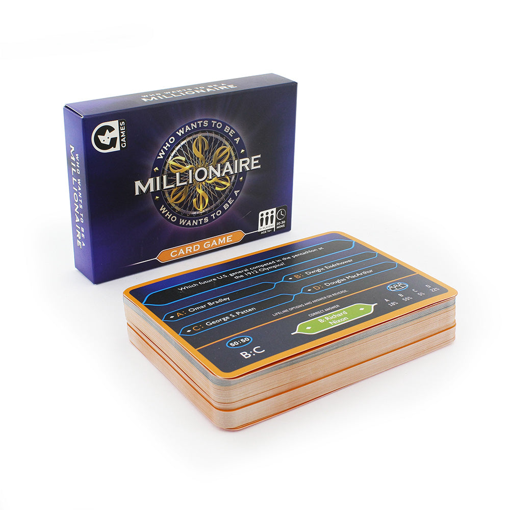 Who Wants To Be A Millionaire Card Game