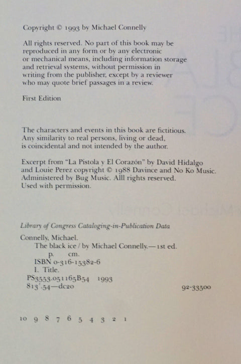 The Black Ice (First Edition)