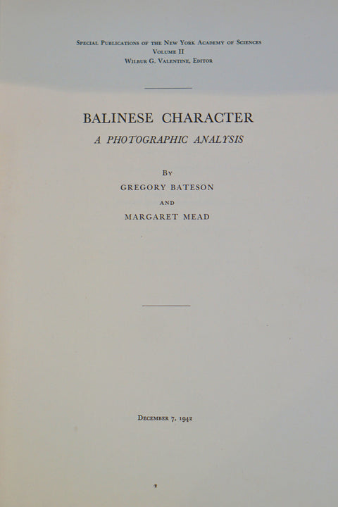 Balinese Character (Signed Deluxe Second Edition)
