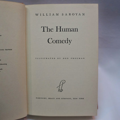 The Human Comedy (First Edition)