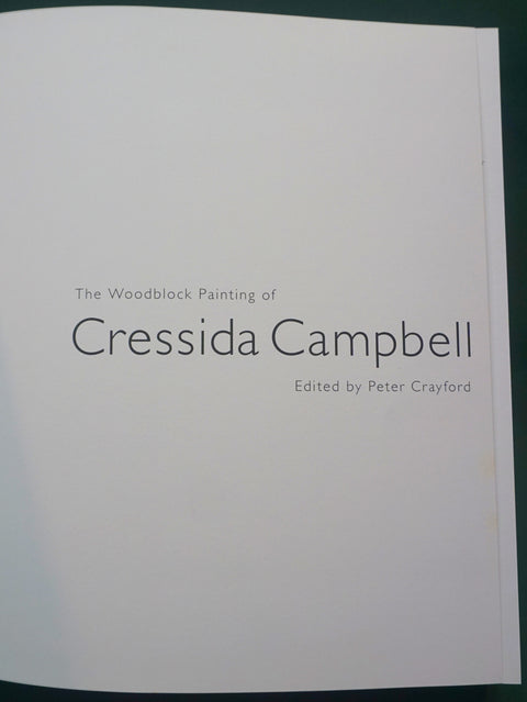 Woodblock Painting of Cressida Campbell (First Edition)