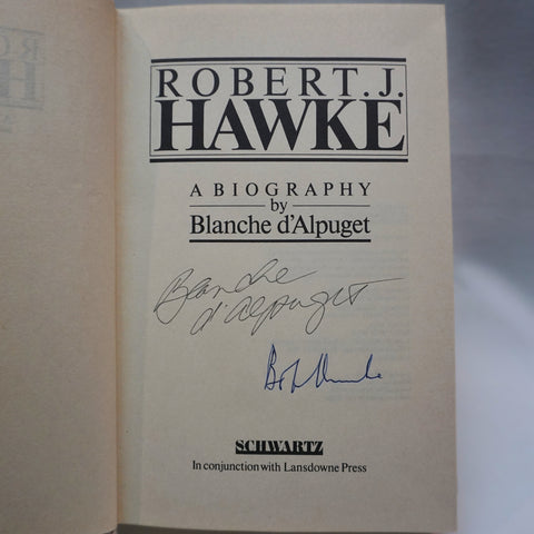 Collection of Three Bob Hawke Memoirs (Signed First Editions)
