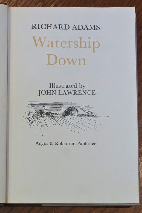 Watership Down (Deluxe Illustrated Australian First Edition)