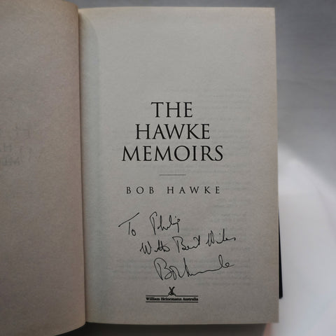 Collection of Three Bob Hawke Memoirs (Signed First Editions)