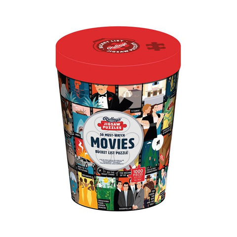50 Must-Watch Movies Bucket List Puzzle