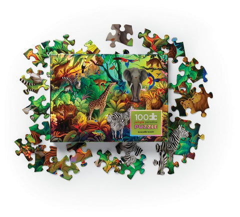 Jungle Paradise Holographic Puzzle 100 Piece