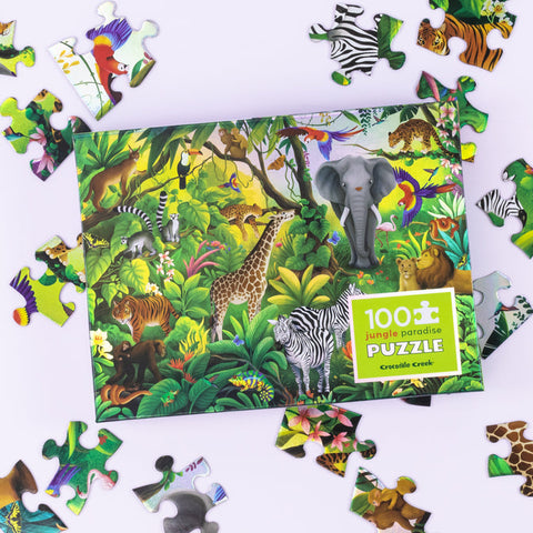 Jungle Paradise Holographic Puzzle 100 Piece