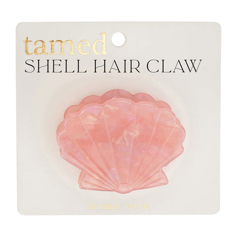 Pink Shell Hair Claw