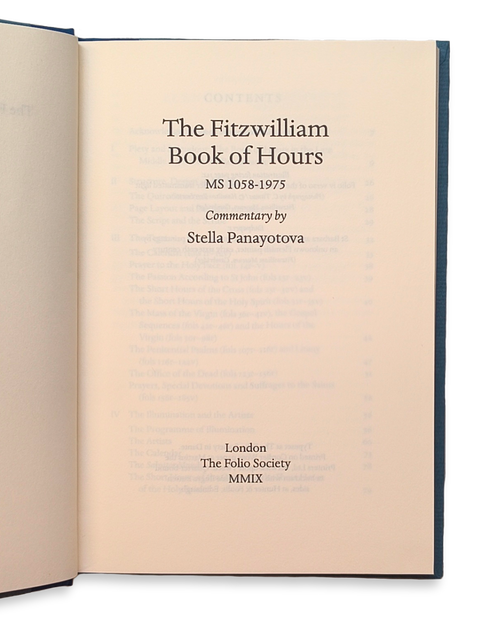 The Fitzwilliam Book of Hours (Folio Society Limited Edition)