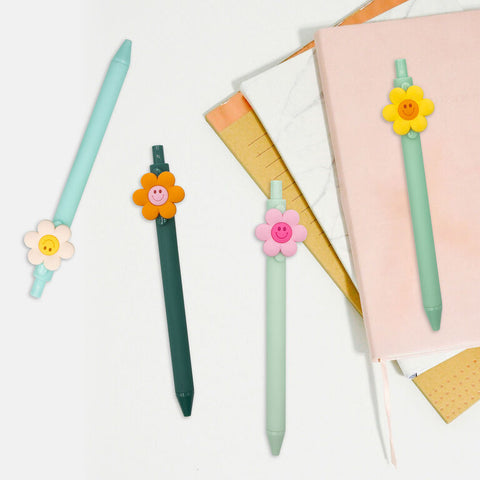 Flower Power Plant Life Pens - Set of 4