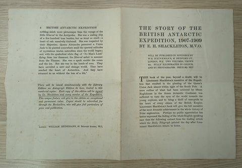 The Heart of the Antarctic (First Edition)