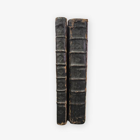 THE GENEVA BIBLE, or "Breeches" Bible, in two volumes, with the Scottish Metrical Psalter (c.1599 edition)