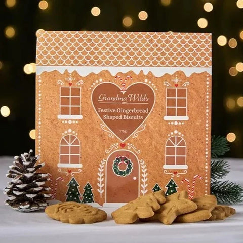 Festive Gingerbread House Box