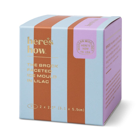 Brock Lilac Faceted Ice Mould