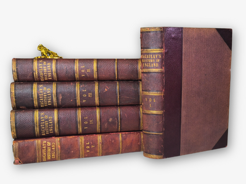 The History of England from the Accession of James the Second, 5 volumes.