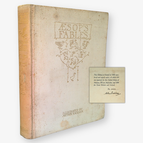 Aesop's Fables (Deluxe Illustrated Edition, Limited & Signed by Arthur Rackham)