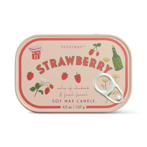 Strawberry Tin Candle - Bistro