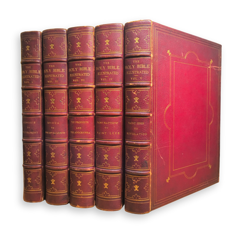 The Imperial Family Bible, 5 volumes (1844 Victorian Edition)