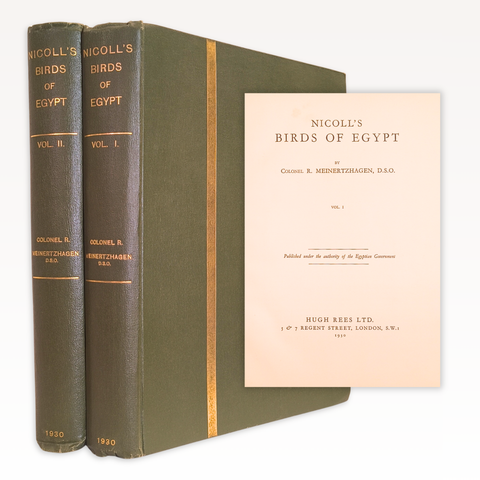 Nicoll's Birds of Egypt, 2 volumes (First Edition)