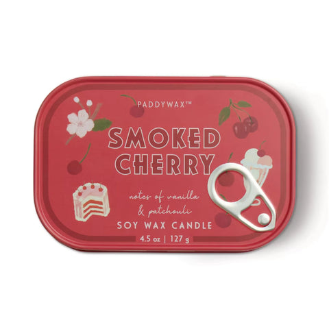 Smoked Cherry Tin Candle - Bistro