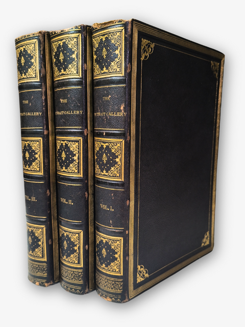 The Portrait Gallery of Distinguished Poets, Philosophers, Statesmen, Divines, Painters, Architects, Physicians, and Lawyers, Since the Revival of Art; With their Biographies, Arranged in Chronological Order, 4 volumes. (Revised Edition)