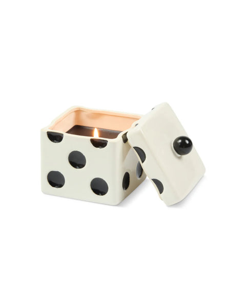 Lucky Dice 10oz Ceramic with Rigid Box - Lava Stone