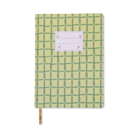 Green Lattice Jumbo Journal | DesignWorks Ink | Harry Hartog Bookseller
