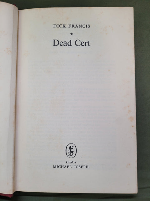 Dead Cert. (Fourth Impression)