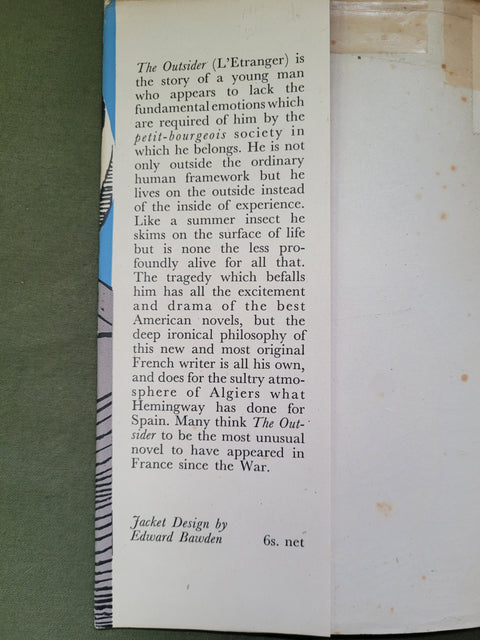 The Outsider (First Edition)