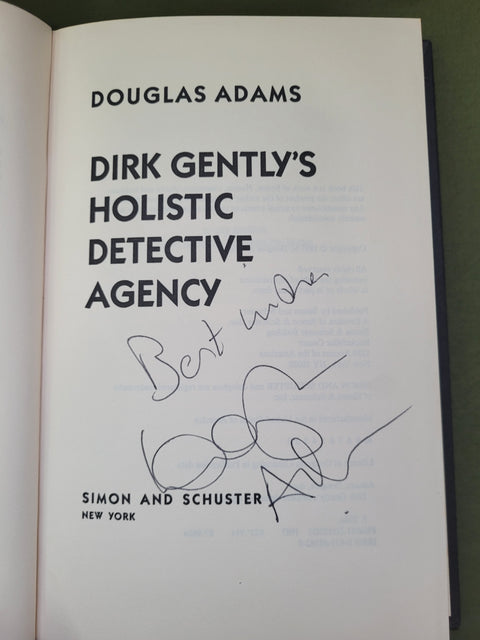 Dirk Gently's Holistic Detective Agency (Signed First Edition)