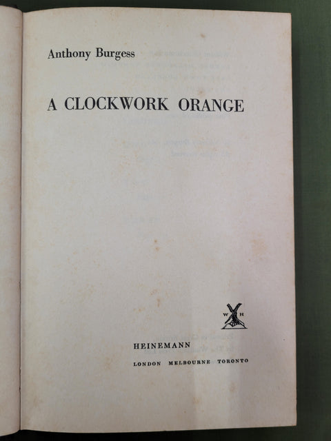 A Clockwork Orange (First Edition)
