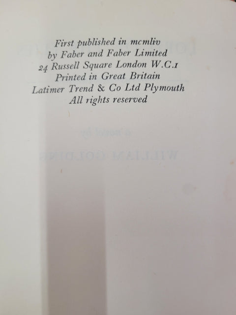 Lord of the Flies (First Edition)