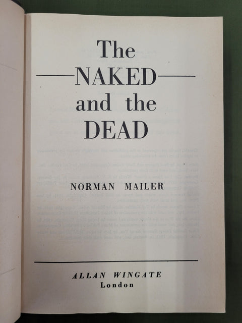 The Naked and the Dead (First UK Edition)