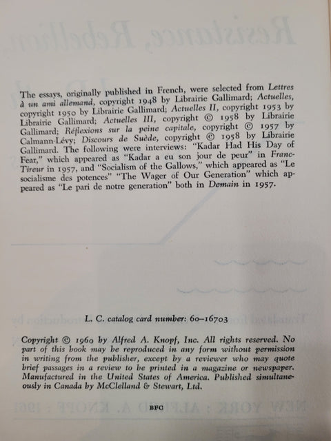 Resistance, Rebellion, and Death