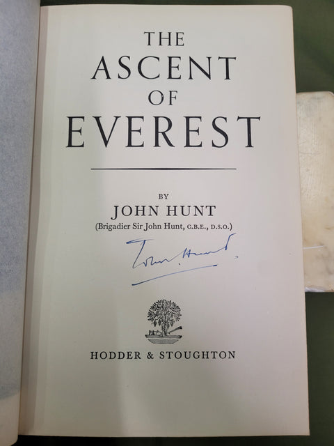 The Ascent of Everest (SIGNED First Edition)